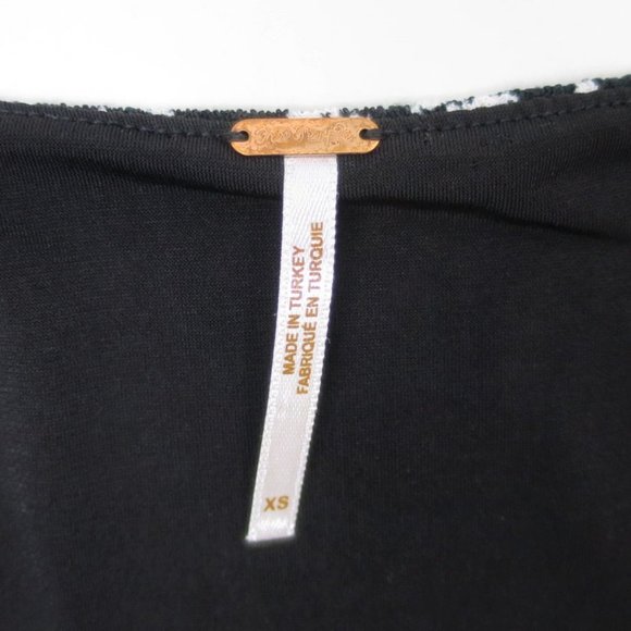 Free People Floral Puff Sleeve Crop Top Size XS - Picture 6 of 8